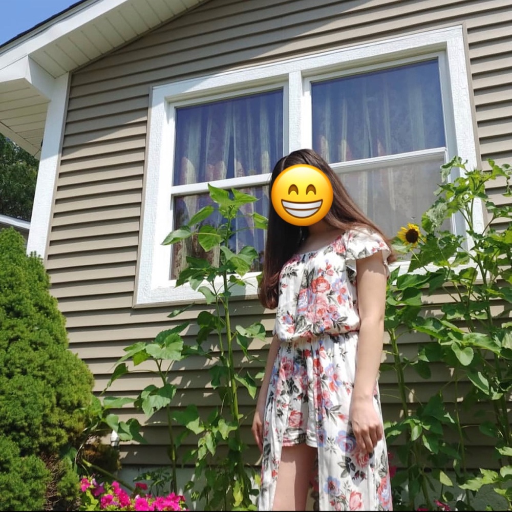 Beautiful floral romper
